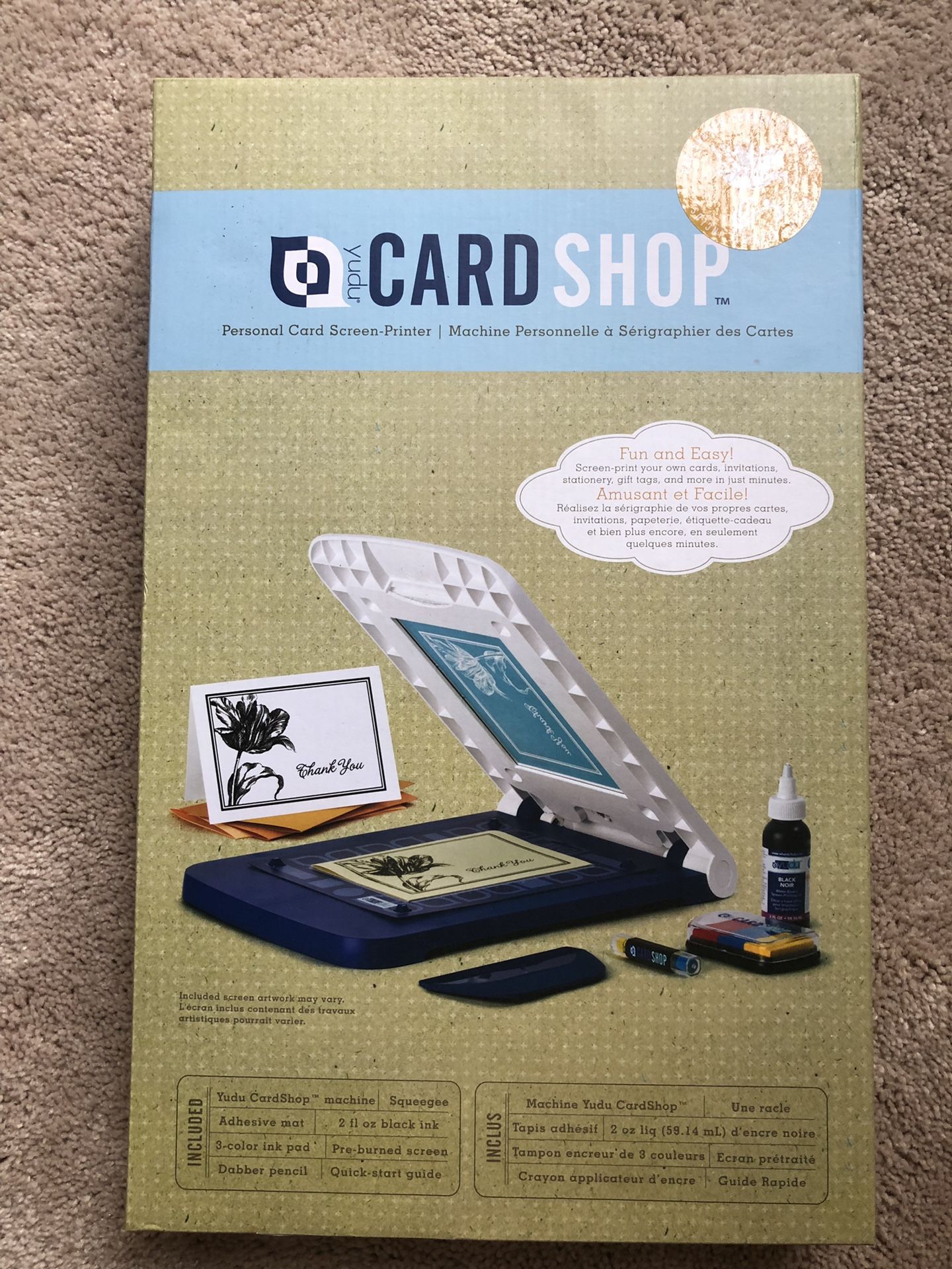 Yudu Card Shop Screen Printer | BRAND NEW IN BOX NEVER USED