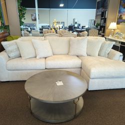 Modern White Sectional Sofa