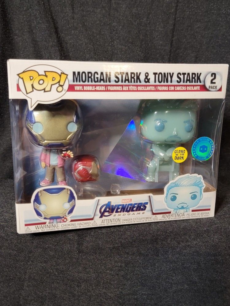 Morgan & Tony Stark Funko Pop 2 Pack