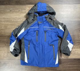Youth boys free Country Waterproof Winter Ski Snow Jacket Warm Size 7/8