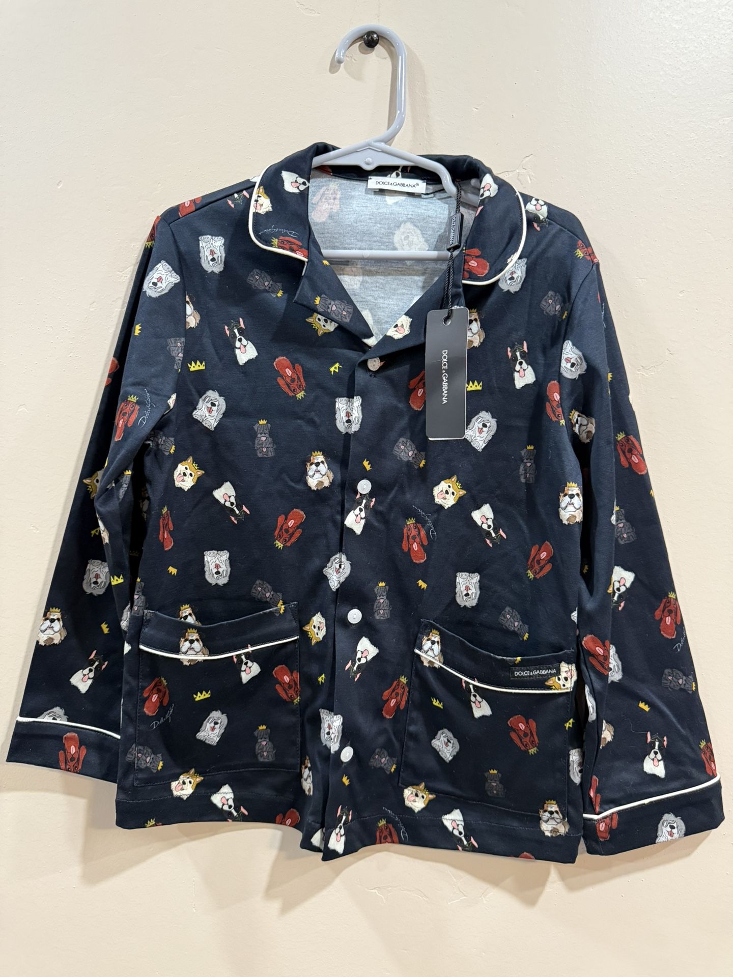 Dolce & gabbana Boy shirt silk Sleepwear Set