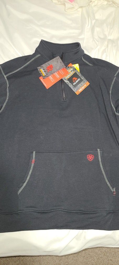 BRAND NEW ARIAT FR POLARTEC JACKET SWEATER SIZE XL
