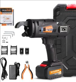 Automatic Rebar Tier 0.3-1.3" Rebar Tying Gun + 4400mAh Rechargeable Battery + 2PCS Rebar Tie Wire Rebar Tier Tying Machine 0.8S a Knot