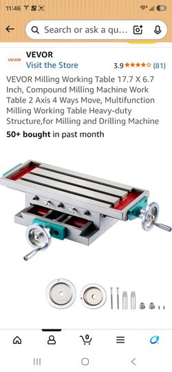 Vevor Milling Table NIB