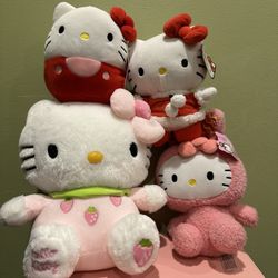 Hello Kitty Plushies Sanrio