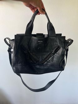 Kenzo black leather crossbody