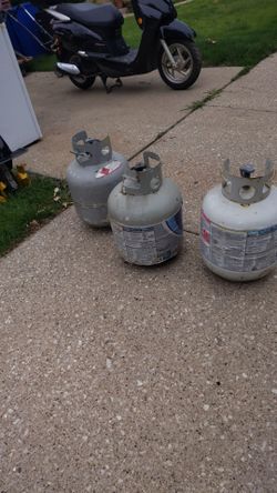 Propane gas tanks