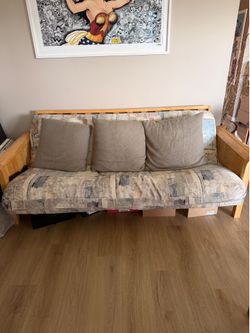 Futon with mattress