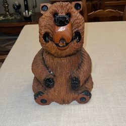 Hand Carved Bear From Lake Tahoe,