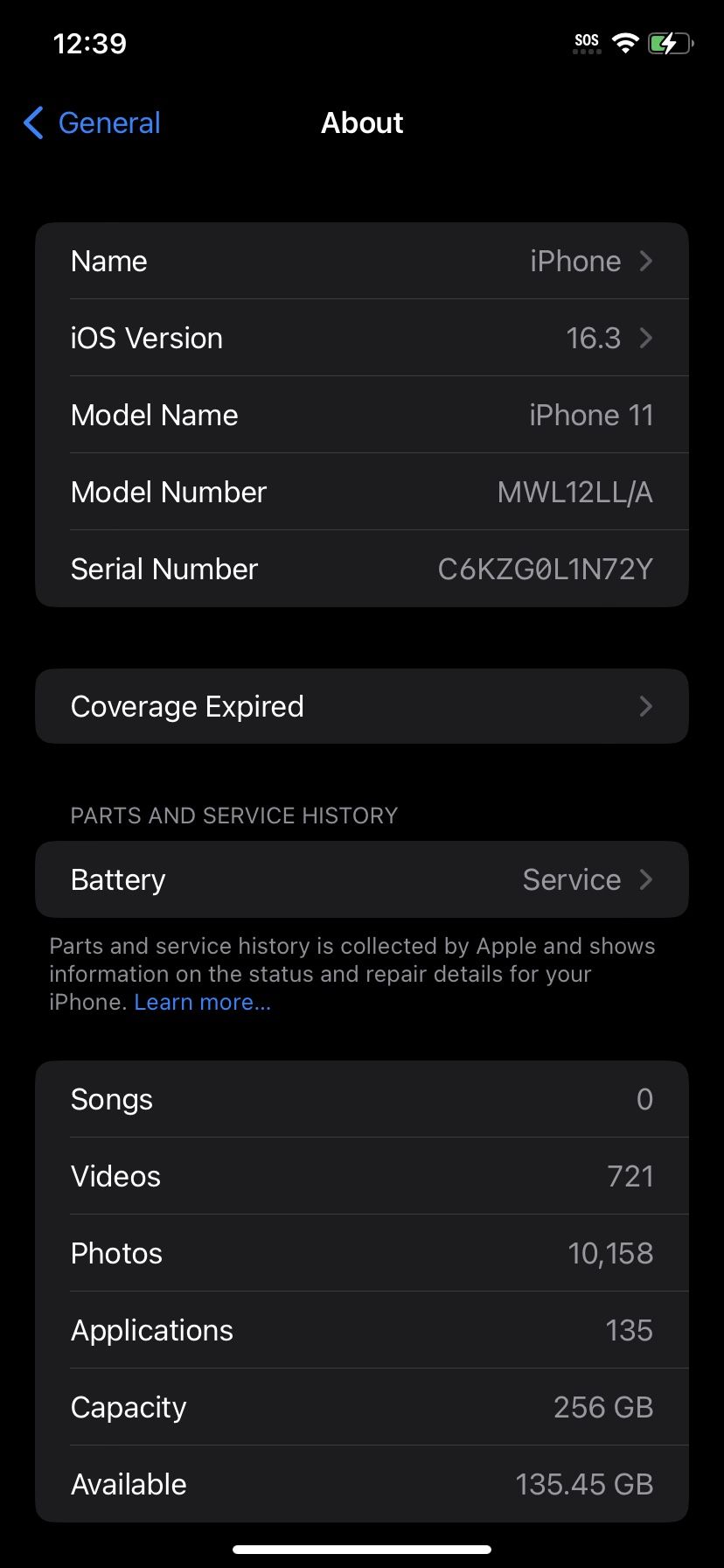 Unlocked iPhone 11 Grey 256 Gb