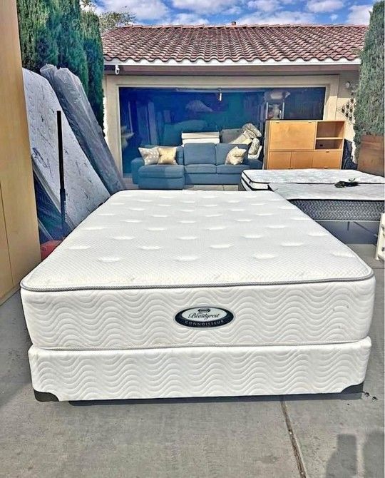 ✨Brand New Queen Mattress + Box Spring – Sealed & Delivered
