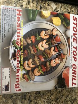 Smokeless Indoor Grill!