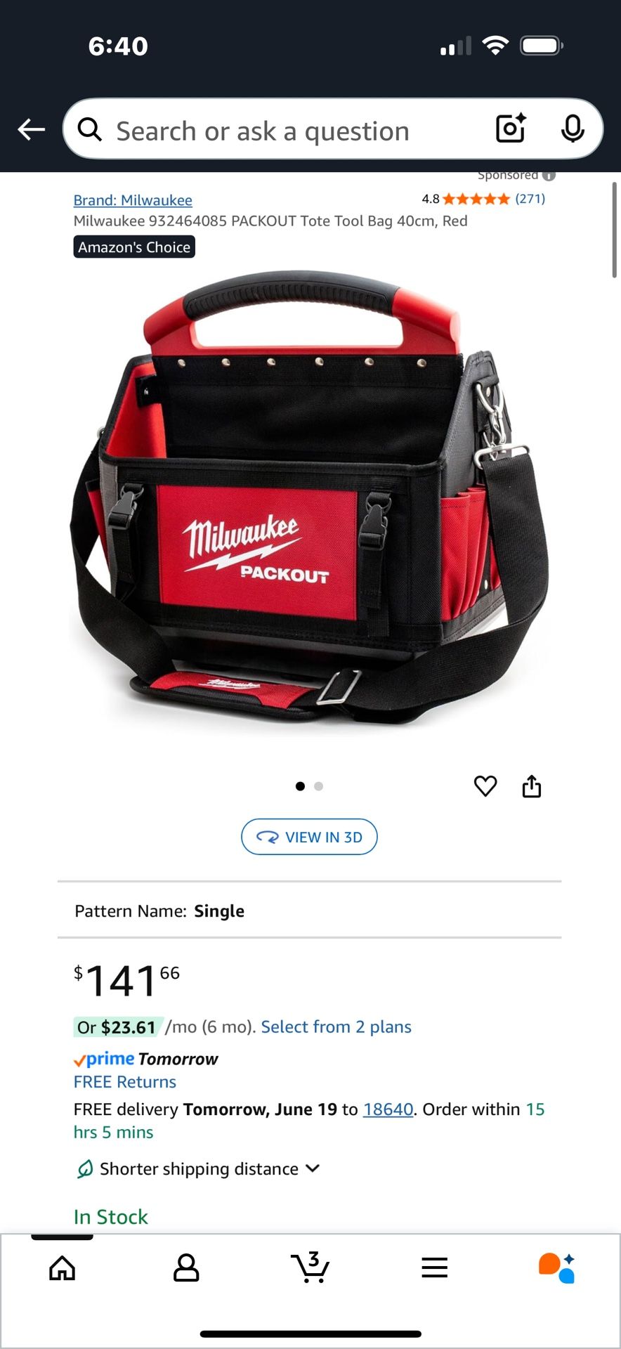 Milwaukee Tool Tote