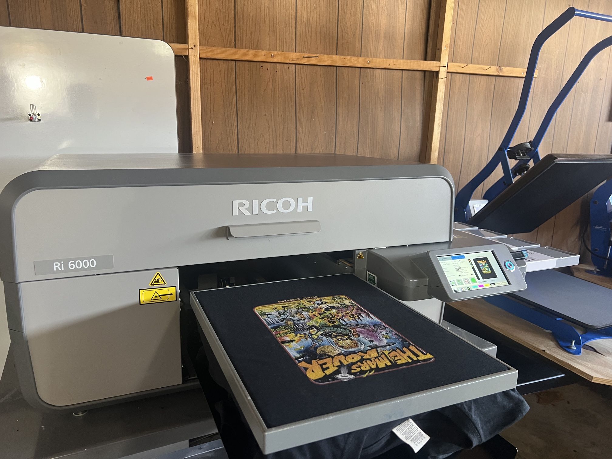 Ricoh Ri6000 Dtg Shirt Printer with heat press for Sale in San Diego ...