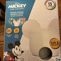 Mickey Mouse Squishy  Multicolor Light