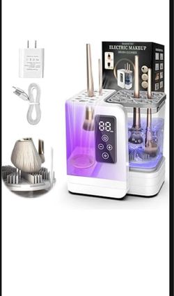 5-in-1 Electric Makeup Brush Cleaner & Dryer, USB Portable