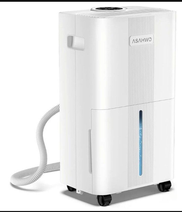 Dehumidifier for Home,Basement,Bathroom, Bedroom 21 Pint 1600 Sq ft Portable Quiet Small Dehumidifiers with Drain Hose Intelligent Humidity Control