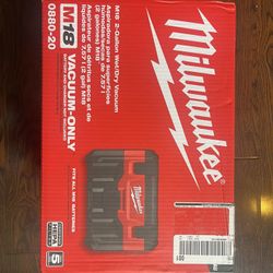 Vacumm Milwaukee M18 2Gal