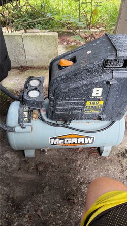 McGraw 8-Gallon 150 PSI Air Compressor – Works Great