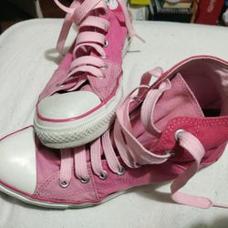 Triple Pink Chuck Taylor Sneakers Men's 8/Women's 10