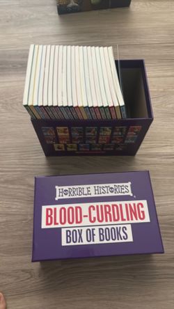 Horrible Histories Blood Curling box of books