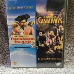 Treasure Island and In Search Of the Castaways Double Feature 2 Movie DVD Set