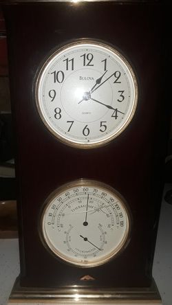 CLOCK/BAROMETER/TEMPERATURE