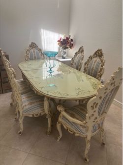 Italian Roccoco style dining table