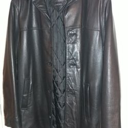 J Ferrar genuine lambskin men's leather jacket