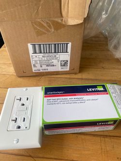 Leviton GFNT2-W 20 Amp, 125 Volt, SmartlockPro GFCI Receptacle, White