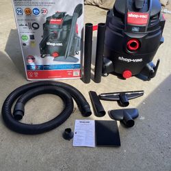 SHOP-VAC 16-GALLON 6.5-HP CORDED WET/DRY SHOP VACCUM WITH ACCESSORIES INCLUDED 