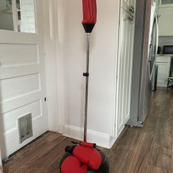 Punching Bag With Stand And Gloves