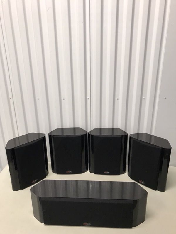 Polk Audio RM7600 5pcs Speaker Set (4 of RM4300SAT and Center RM4600CC)