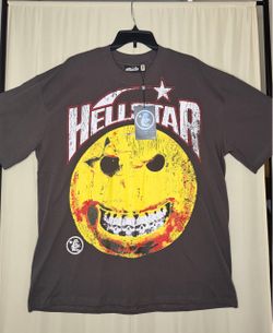 Hellstar Smiley Face Graphic T-Shirt XL