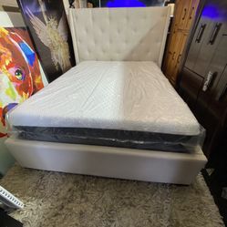 Queen Bed Frame And Mattress 