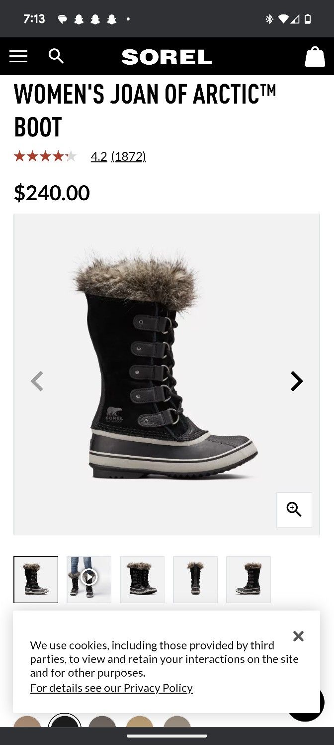 Sorel Joan Of The Artic W7