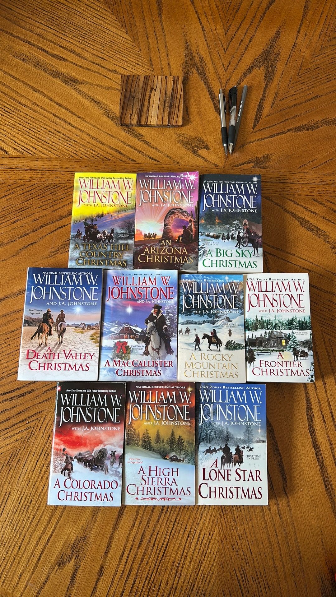 William Johnstone western Christmas books