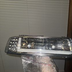 2005 Chevy Tahoe Chrome LED Headlights 
