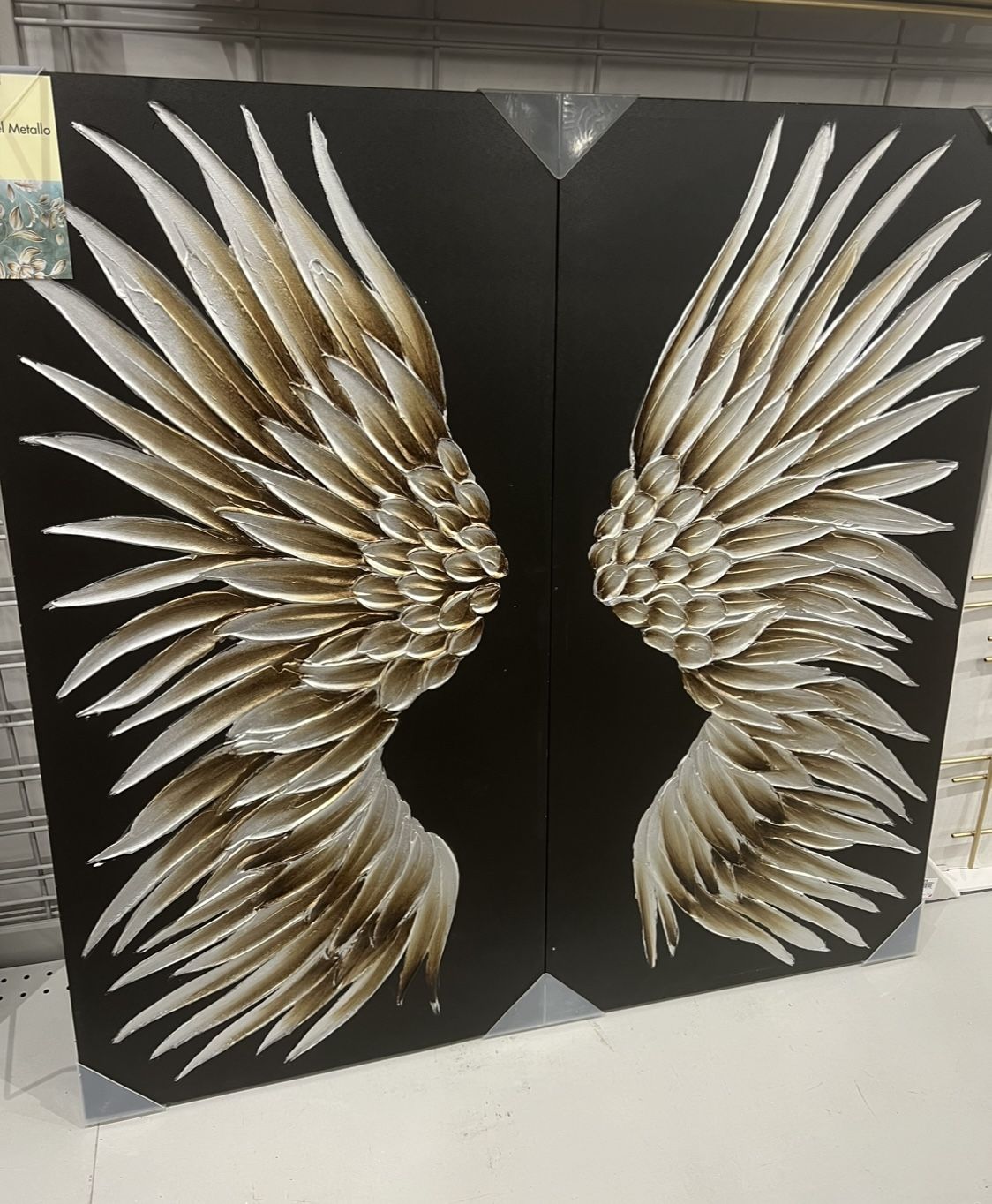 Pair Of Angel Wings Canvas Art