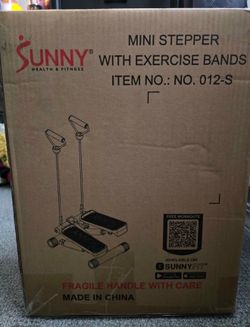 New in Box Stepper with Exercise Bands