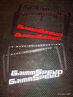 Official GrimmSpeed license plate