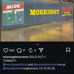 Morrissey Concert Tickets