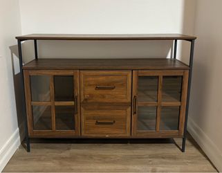 3 Door Storage Cabinet Buffet or Stand