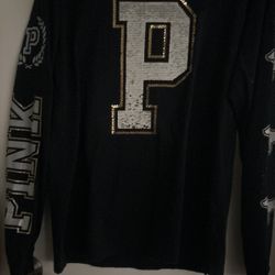 VS Sequin Varsity Oversized Top