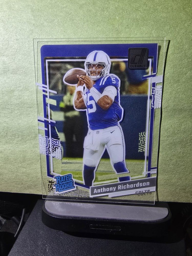 Anthony Richardson 2023 Clearly Donruss