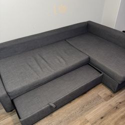 IKEA sofa with pullout and storage