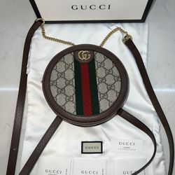 Gucci Ophidia GG Mini Supreme Backpack Bag Beige 598661