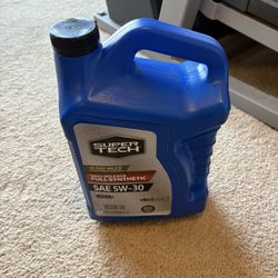 5qt. Jug Of Unopened 5W30 Synthetic motor Oil