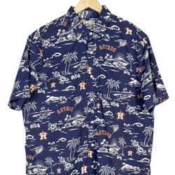 Men's XXL Reyn Spooner Houston Astros Hawaiian Shirt 