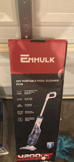 ENHULK 20V Cordless Portable Pool Cleaner